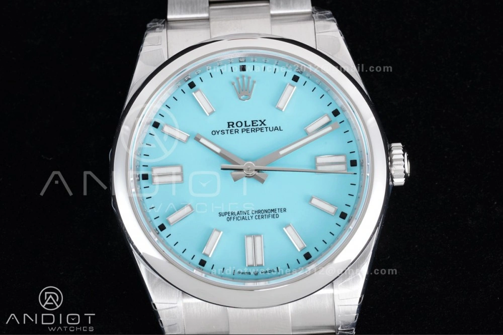 Oyster Perpetual 124300 41mm VSF 1:1 Best Edition 904L Steel Tiffany Blue Dial DD3230 V SportInspired 947