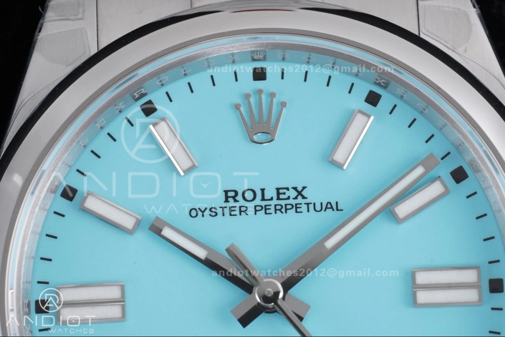 Oyster Perpetual 124300 41mm VSF 1:1 Best Edition 904L Steel Tiffany Blue Dial DD3230 V SportInspired 947