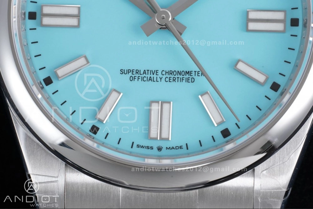 Oyster Perpetual 124300 41mm VSF 1:1 Best Edition 904L Steel Tiffany Blue Dial DD3230 V SportInspired 947