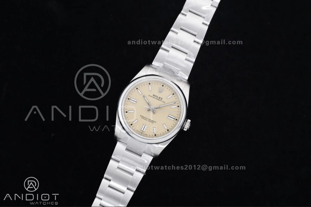 Oyster Perpetual 126000 36mm KRF 1:1 Best Edition 904L Steel Beige Dial VR BestValue 957