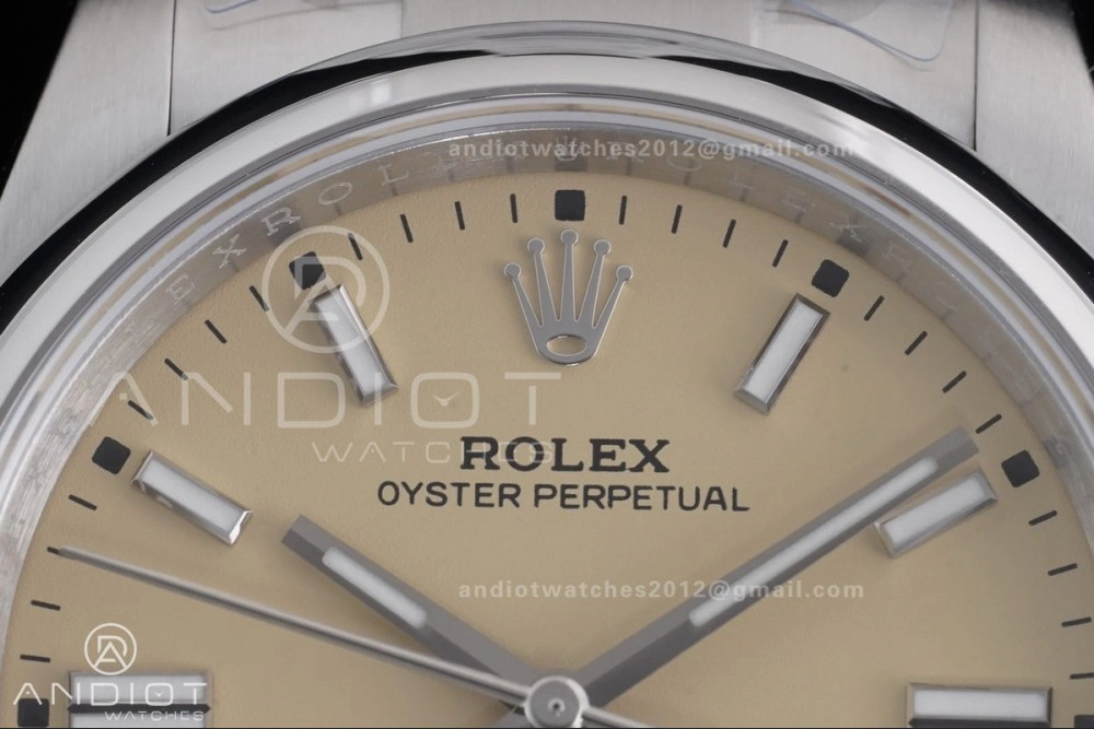 Oyster Perpetual 126000 36mm KRF 1:1 Best Edition 904L Steel Beige Dial VR BestValue 957