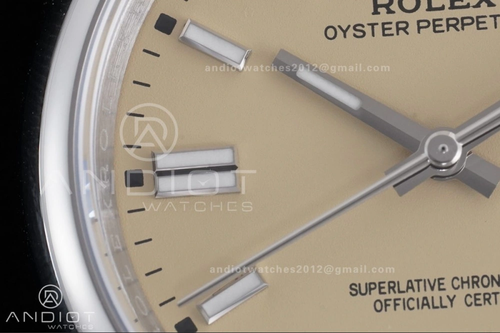 Oyster Perpetual 126000 36mm KRF 1:1 Best Edition 904L Steel Beige Dial VR BestValue 957