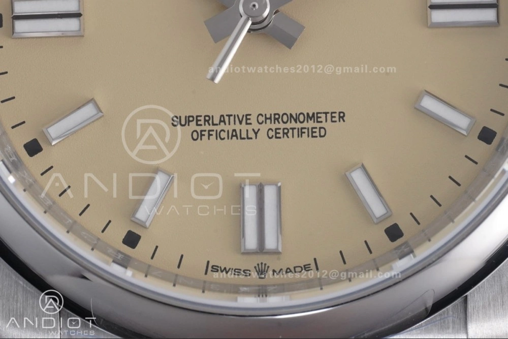 Oyster Perpetual 126000 36mm KRF 1:1 Best Edition 904L Steel Beige Dial VR BestValue 957