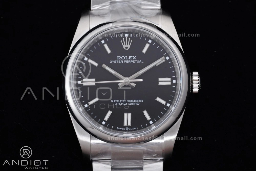 SoftTouch Oyster Perpetual 126000 36mm KRF 1:1 Best Edition 904L Steel Black Dial VR 961