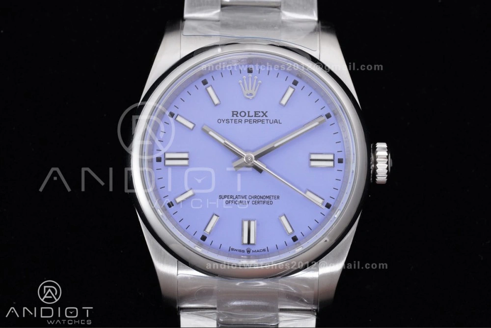 SmoothTexture Oyster Perpetual 126000 36mm KRF 1:1 Best Edition 904L Steel Lavender Dial VR 962