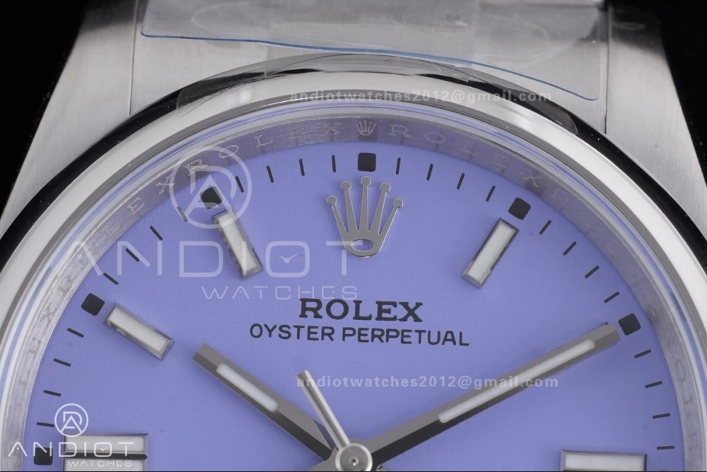 SmoothTexture Oyster Perpetual 126000 36mm KRF 1:1 Best Edition 904L Steel Lavender Dial VR 962