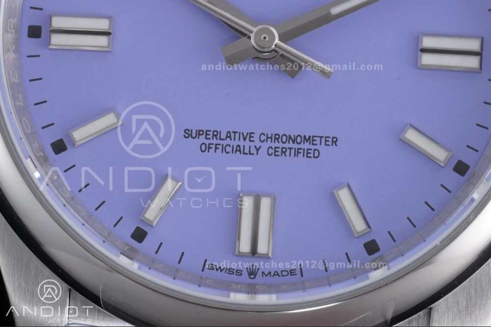 SmoothTexture Oyster Perpetual 126000 36mm KRF 1:1 Best Edition 904L Steel Lavender Dial VR 962