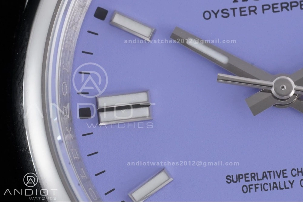 SmoothTexture Oyster Perpetual 126000 36mm KRF 1:1 Best Edition 904L Steel Lavender Dial VR 962