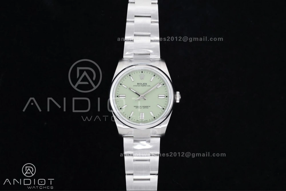 Oyster Perpetual 126000 36mm KRF 1:1 Best Edition 904L Steel Pistachio Dial VR OdorResistant 966
