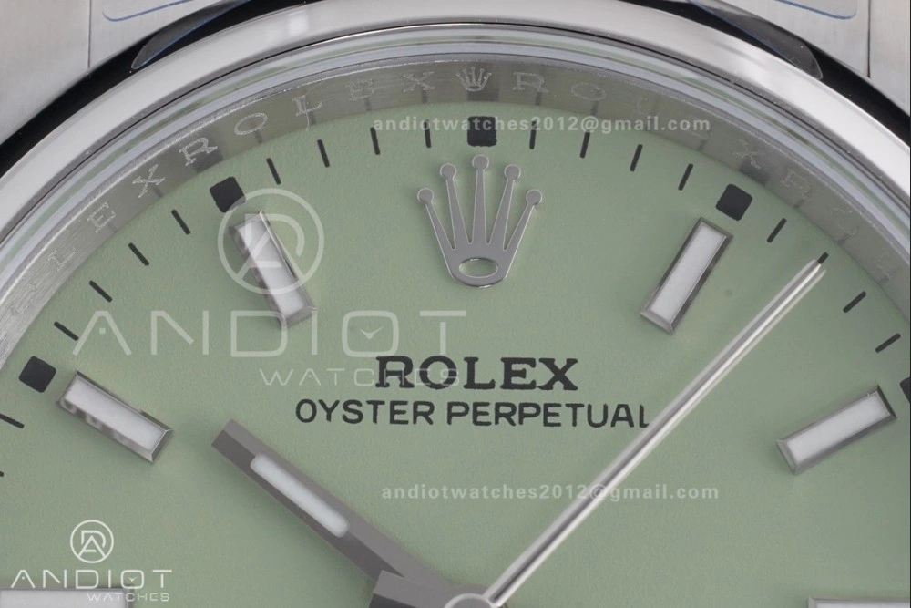 Oyster Perpetual 126000 36mm KRF 1:1 Best Edition 904L Steel Pistachio Dial VR OdorResistant 966