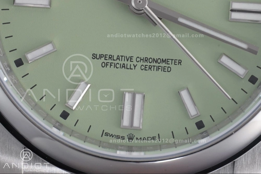 Oyster Perpetual 126000 36mm KRF 1:1 Best Edition 904L Steel Pistachio Dial VR OdorResistant 966