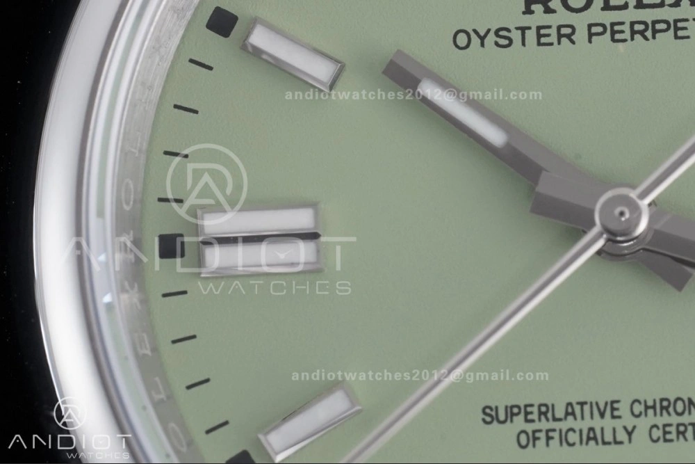 Oyster Perpetual 126000 36mm KRF 1:1 Best Edition 904L Steel Pistachio Dial VR OdorResistant 966