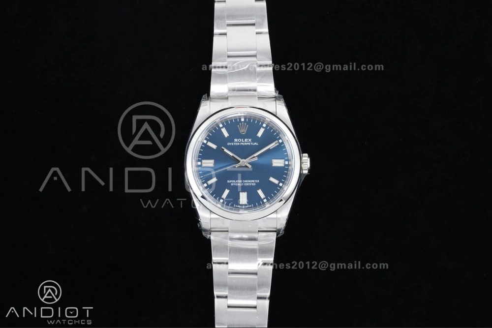 Oyster Perpetual 126000 36mm VSF 1:1 Best Edition 904L Steel Blue Dial DD3230 V Bright 976