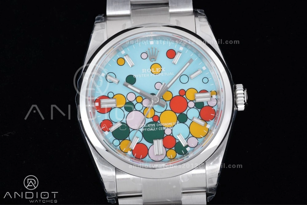 TopPick Oyster Perpetual 126000 36mm VSF 1:1 Best Edition 904L Steel Celebration Dial DD3230 V 969