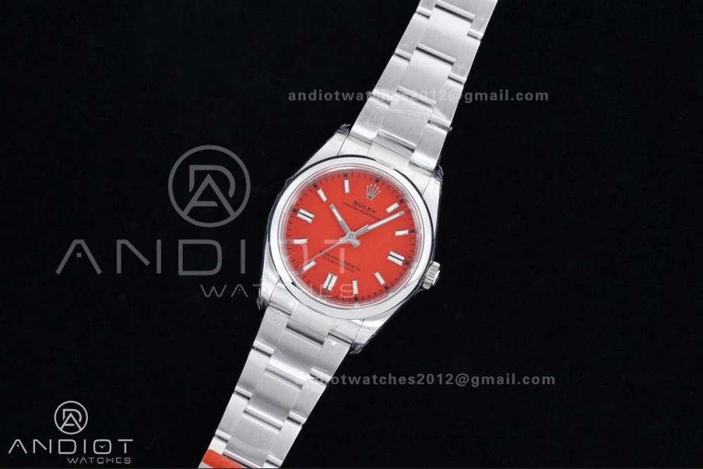 Oyster Perpetual 126000 36mm VSF 1:1 Best Edition 904L Steel Red Dial DD3230 V FlexibleFit 970