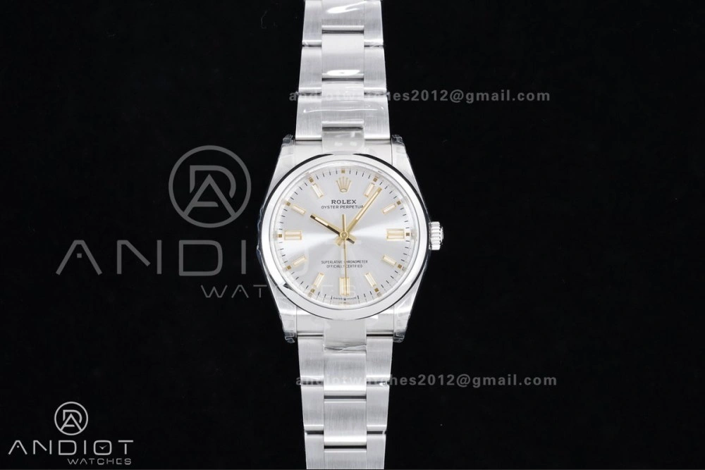 OnTrend Oyster Perpetual 126000 36mm VSF 1:1 Best Edition 904L Steel Silver Dial DD3230 V 971