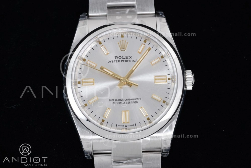 OnTrend Oyster Perpetual 126000 36mm VSF 1:1 Best Edition 904L Steel Silver Dial DD3230 V 971