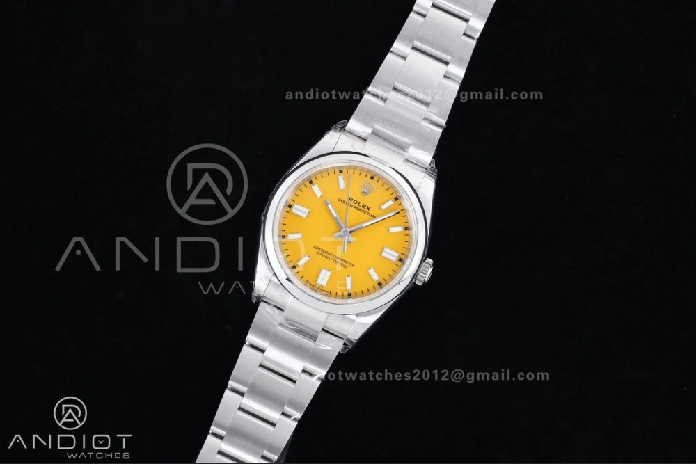 Oyster Perpetual 126000 36mm VSF 1:1 Best Edition 904L Steel Yellow Dial DD3230 V Resilient 973