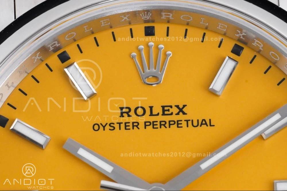 Oyster Perpetual 126000 36mm VSF 1:1 Best Edition 904L Steel Yellow Dial DD3230 V Resilient 973