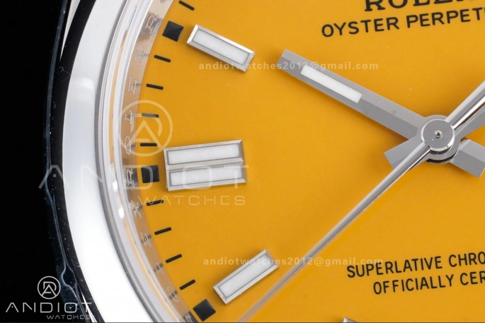 Oyster Perpetual 126000 36mm VSF 1:1 Best Edition 904L Steel Yellow Dial DD3230 V Resilient 973