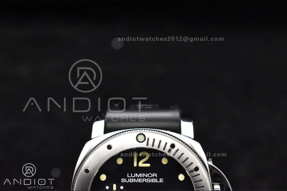 TechFriendly PAM1024 VSF 1:1 Best Edition Black Dial On SS with Black Rubber Strap P.9001 Clone 342