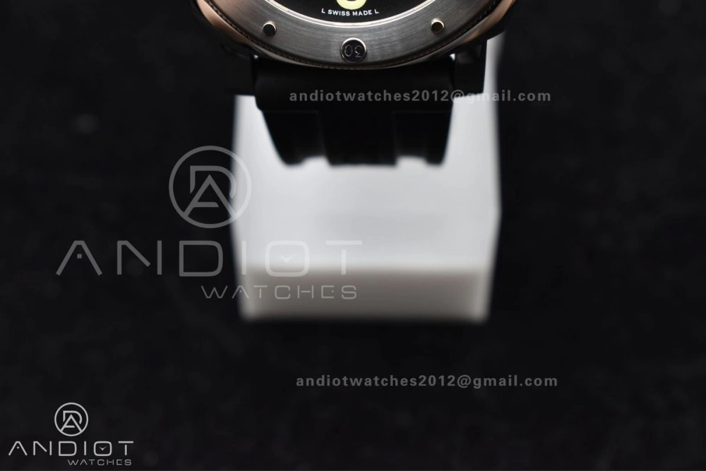 TechFriendly PAM1024 VSF 1:1 Best Edition Black Dial On SS with Black Rubber Strap P.9001 Clone 342
