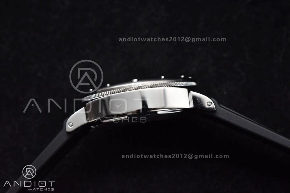 TechFriendly PAM1024 VSF 1:1 Best Edition Black Dial On SS with Black Rubber Strap P.9001 Clone 342