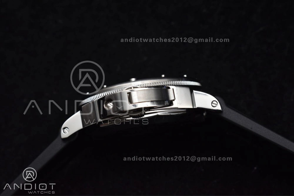 TechFriendly PAM1024 VSF 1:1 Best Edition Black Dial On SS with Black Rubber Strap P.9001 Clone 342