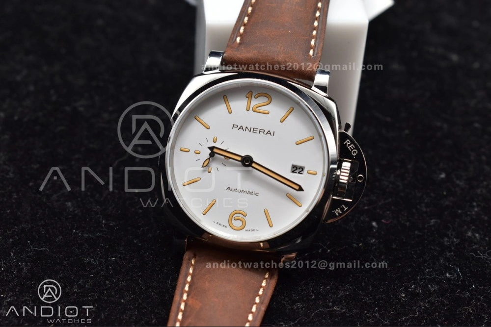 PAM1046 Luminor Due VSF Best Edition White Dial on Brown Asso Strap AXXXIV Colorful 341