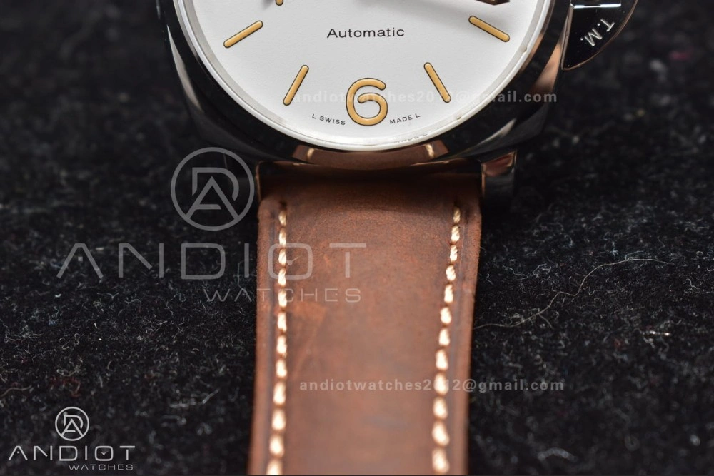 PAM1046 Luminor Due VSF Best Edition White Dial on Brown Asso Strap AXXXIV Colorful 341