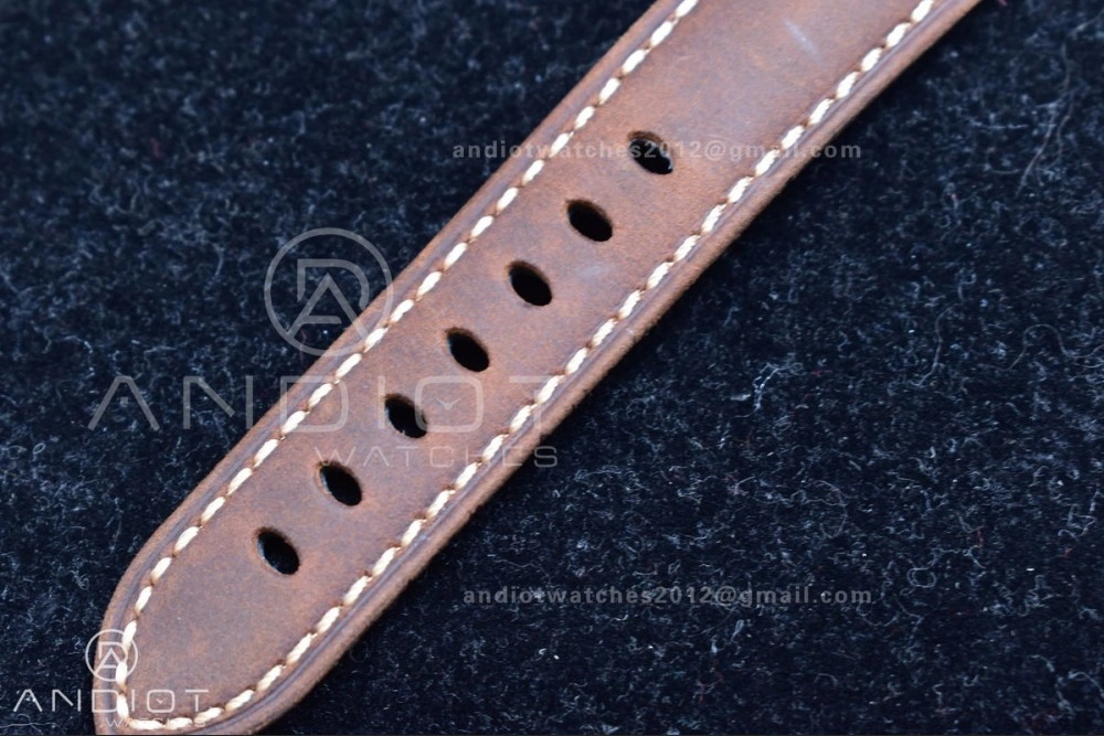 PAM1046 Luminor Due VSF Best Edition White Dial on Brown Asso Strap AXXXIV Colorful 341