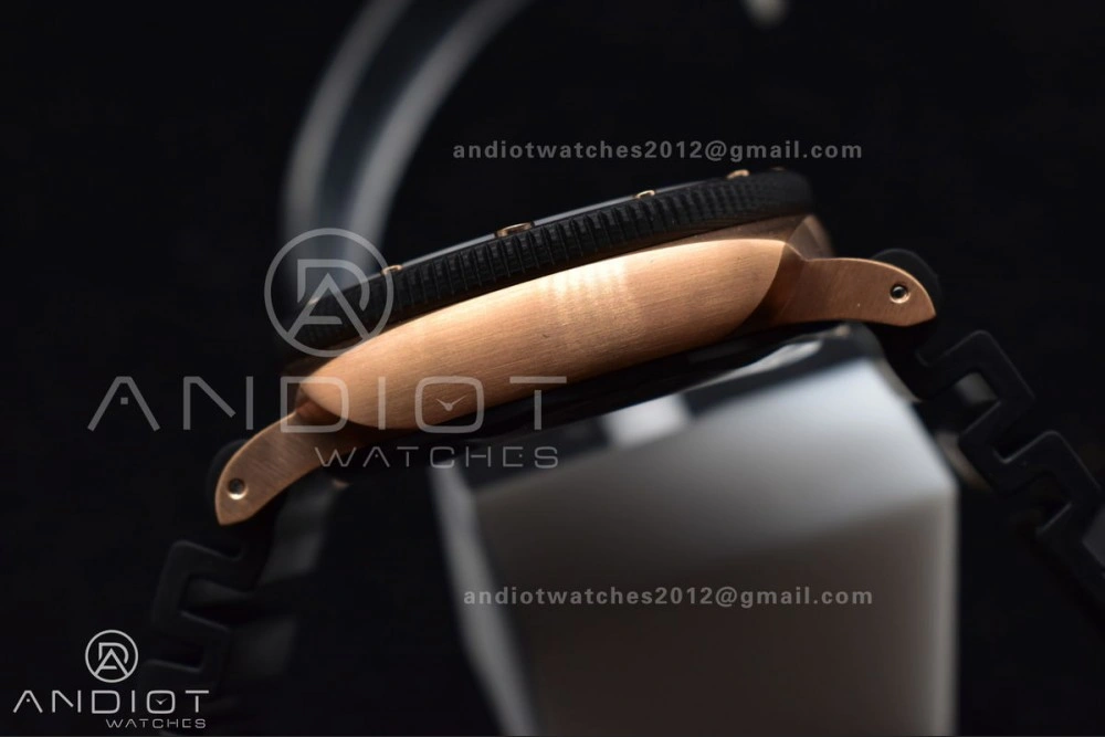 PAM1070 W SBF 1:1 Best Edition Black Dial on Black Rubber Strap P Unisex 434