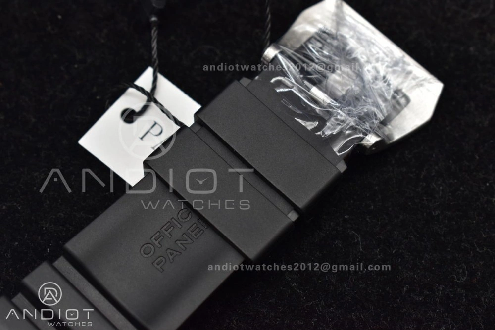 Sleek PAM1229 Y SBF 1:1 Best Edition Black Dial on Black Rubber Strap P 323