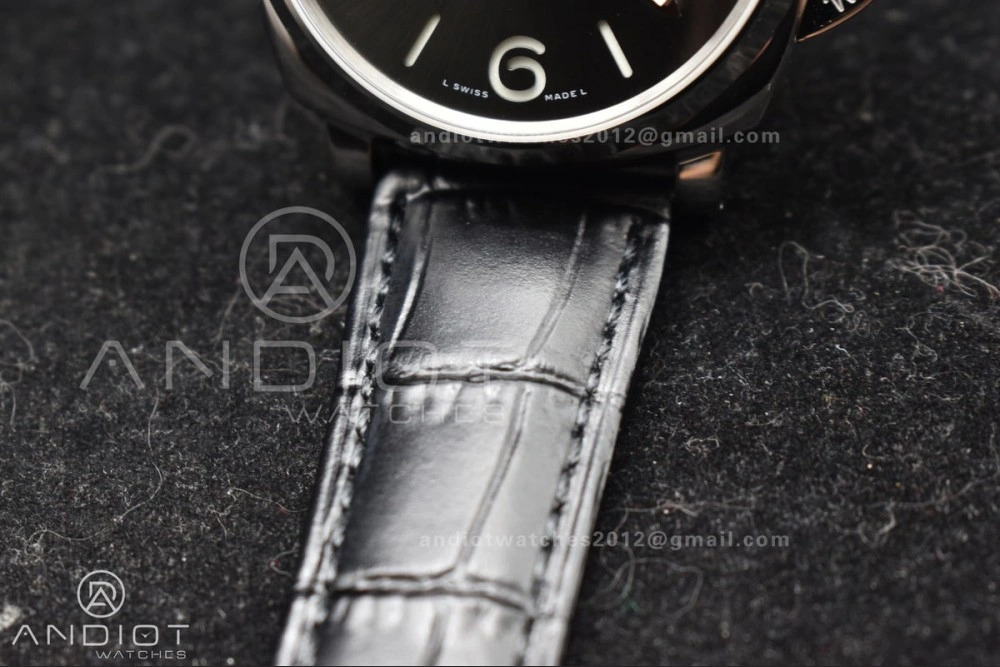 PAM1250 Luminor Due 42mm VSF Best Edition Gray Dial on Black Leather Strap P Effortless 978