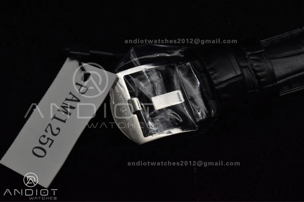 PAM1250 Luminor Due 42mm VSF Best Edition Gray Dial on Black Leather Strap P Effortless 978