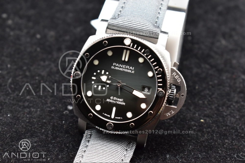 PAM1288 Y SBF 1:1 Best Edition Gray Dial on Gray Nylon Strap P Lightweight 320