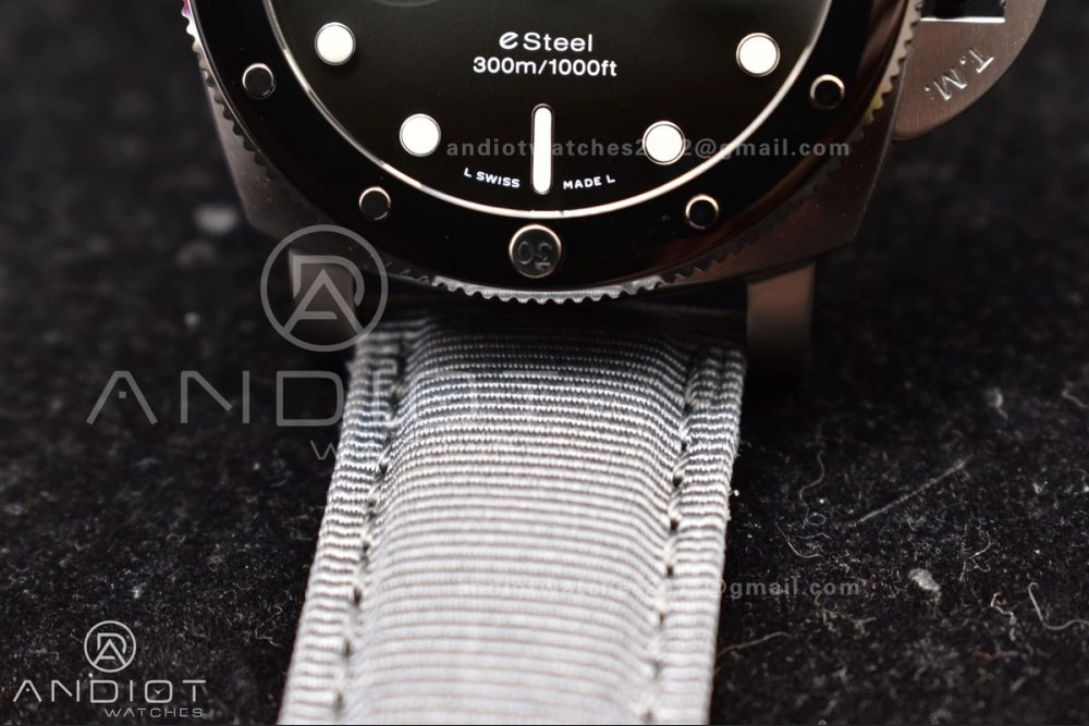 PAM1288 Y SBF 1:1 Best Edition Gray Dial on Gray Nylon Strap P Lightweight 320