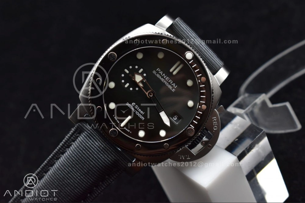 PAM1288 Y SBF 1:1 Best Edition Gray Dial on Gray Nylon Strap P Lightweight 320