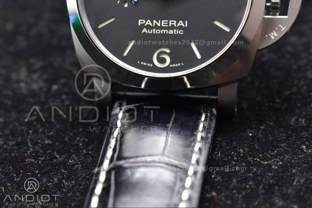 PAM1312  VSF 1:1 Best Edition Black Dial on Black Leather Strap P. TimelessDesign 980
