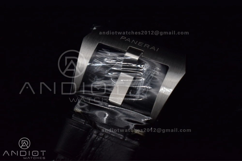 PAM1312  VSF 1:1 Best Edition Black Dial on Black Leather Strap P. TimelessDesign 980