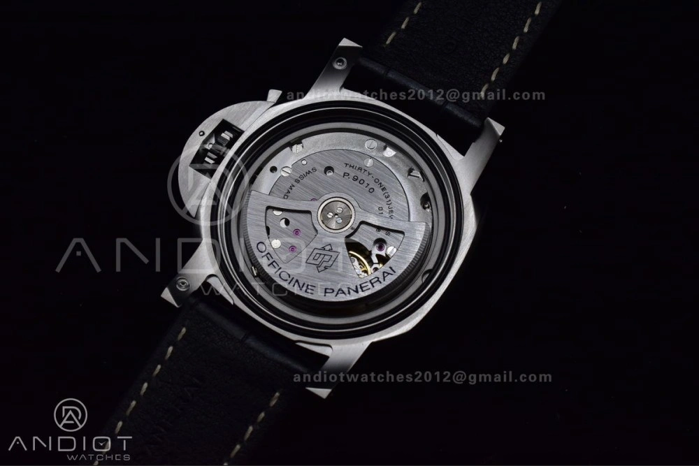 PAM1312  VSF 1:1 Best Edition Black Dial on Black Leather Strap P. TimelessDesign 980