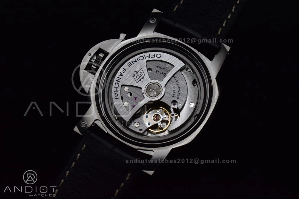 PAM1312  VSF 1:1 Best Edition Black Dial on Black Leather Strap P. TimelessDesign 980