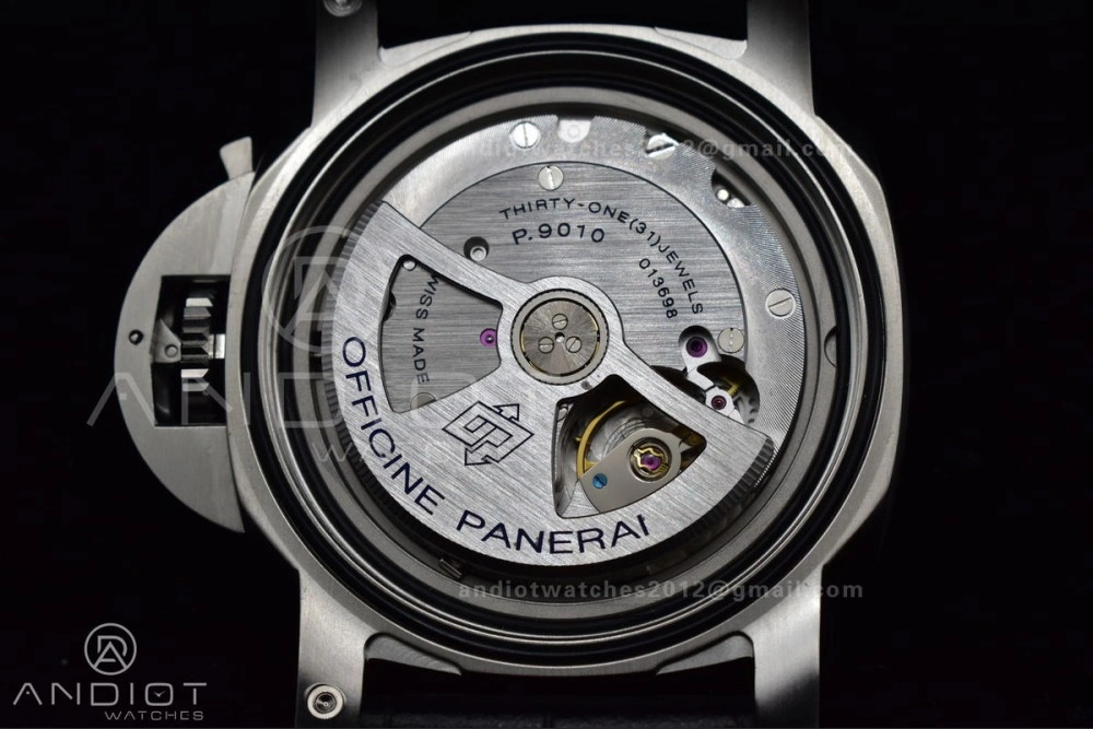 PAM1312  VSF 1:1 Best Edition Black Dial on Black Leather Strap P. TimelessDesign 980