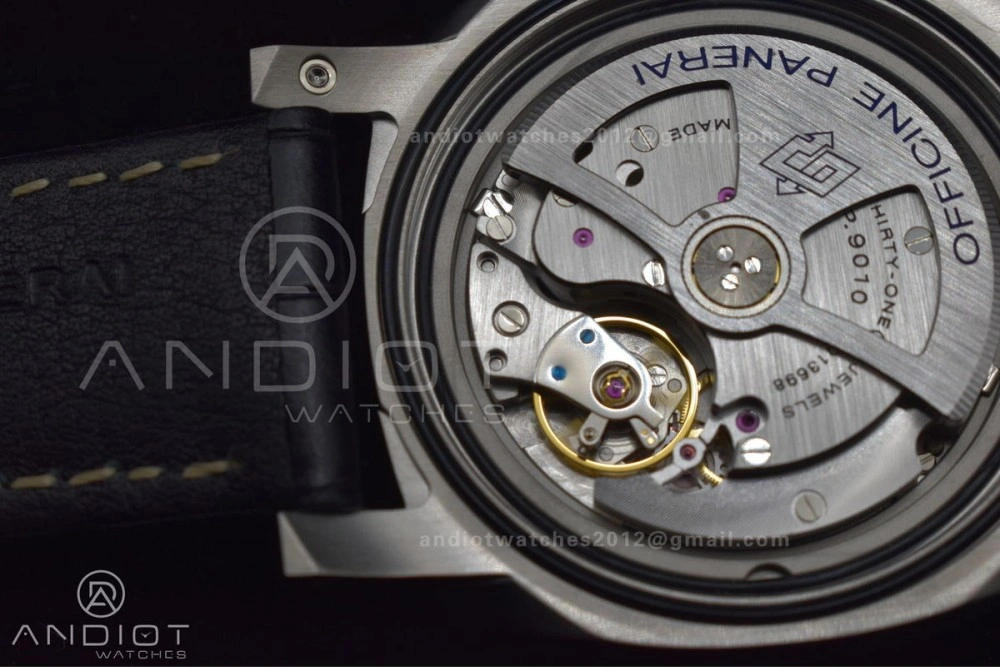PAM1312  VSF 1:1 Best Edition Black Dial on Black Leather Strap P. TimelessDesign 980