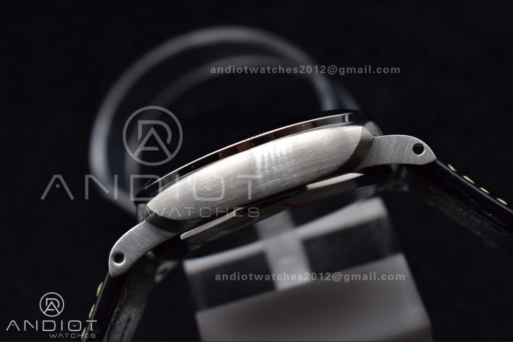 PAM1312 SBF 1:1 Best Edition Black Dial on Black Leather Strap P.9010 Clone RelaxedFit 350