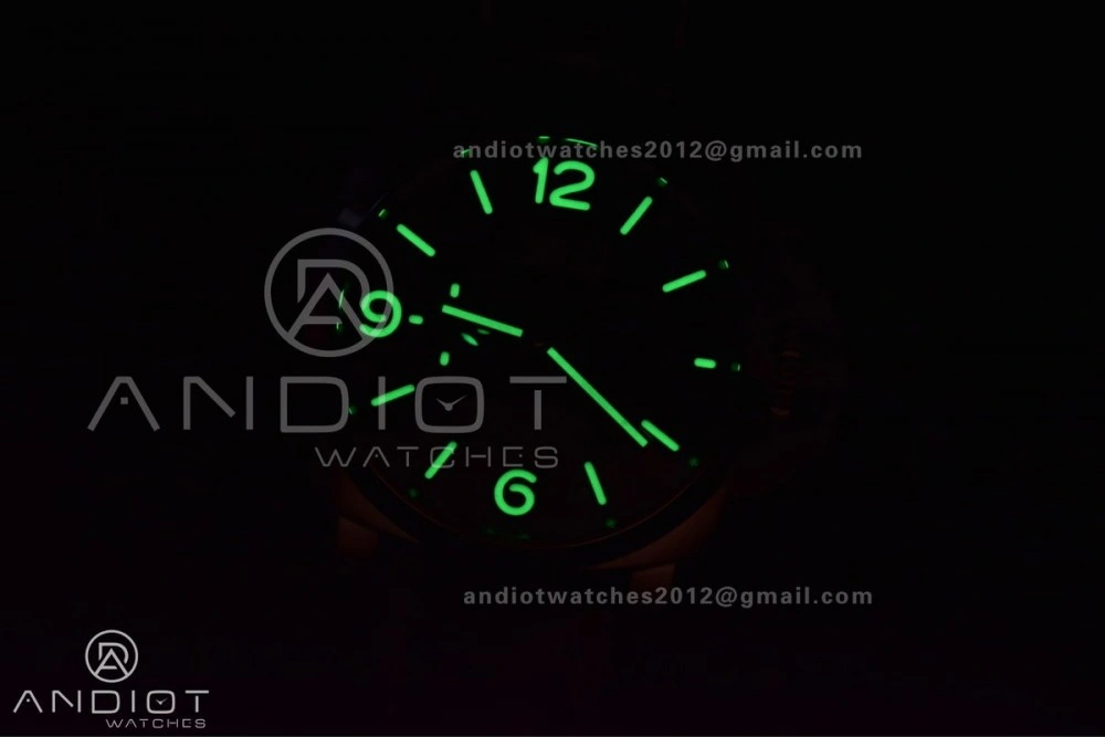PAM1312 SBF 1:1 Best Edition Black Dial on Black Leather Strap P.9010 Clone RelaxedFit 350