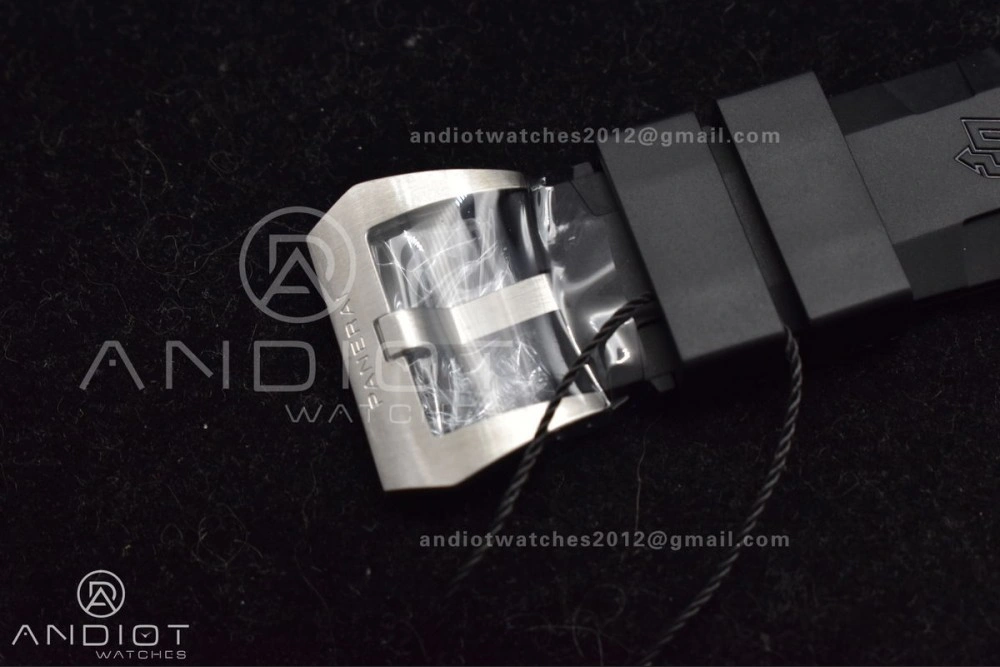 Unique PAM1323 VSF 1:1 Best Edition Grey Dial On Black Rubber Strap P 988