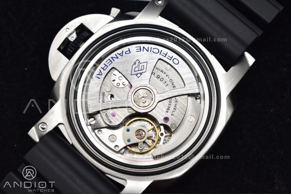 Unique PAM1323 VSF 1:1 Best Edition Grey Dial On Black Rubber Strap P 988