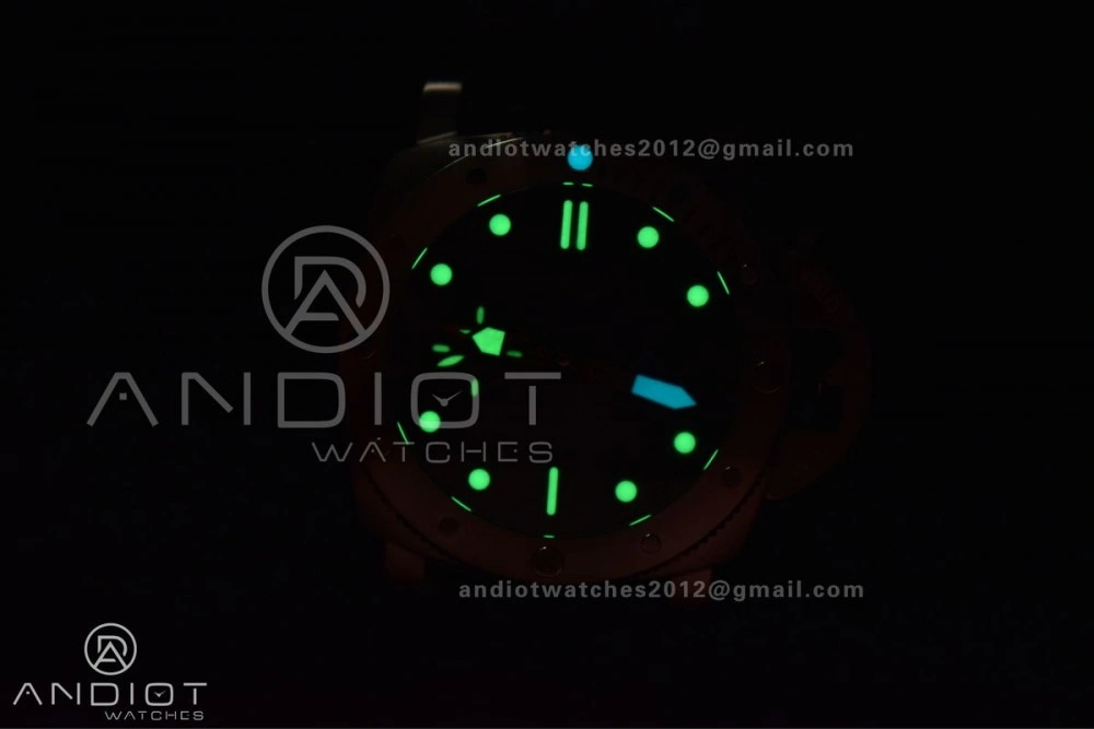 Unique PAM1323 VSF 1:1 Best Edition Grey Dial On Black Rubber Strap P 988