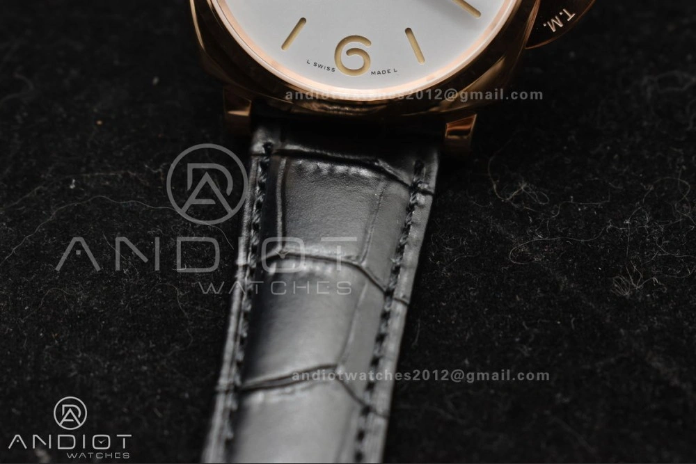 TechFriendly PAM1336 Luminor Due 42mm VSF Best Edition White Dial on Black Leather Strap P 358